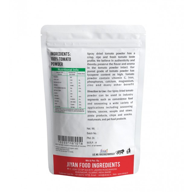 Tomato Powder / Dehydrated Totamto Powder (Natural and Premium Ready To Use) - 100 GM