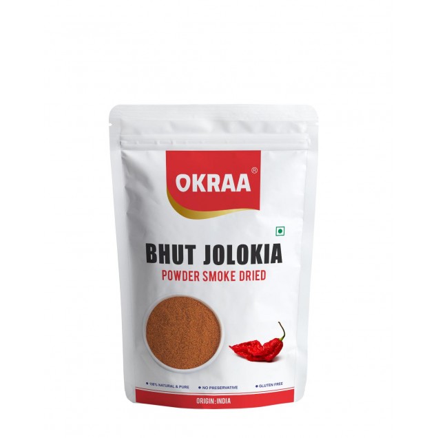 Bhut Jolokia Chilli Powder (Smoke Dried) - 200G