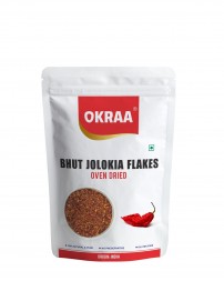  Bhut Jolokia Chilli Flakes (Oven Dried) -100 GM 