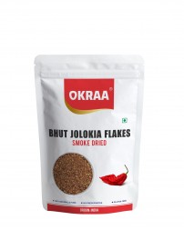 Bhut Jolokia Chilli Flakes (Smoke Dried)  - 100 GM 