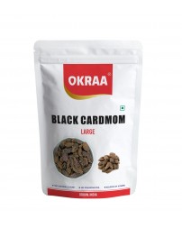 Black Large Cardamom / Big Cardamom (Badi Elaichi / Kali Elaichi) - 100 GM