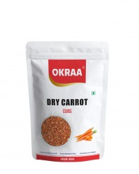 Dry Carrot Cubs / Dehydrated Carrot Cubs - 100 GM