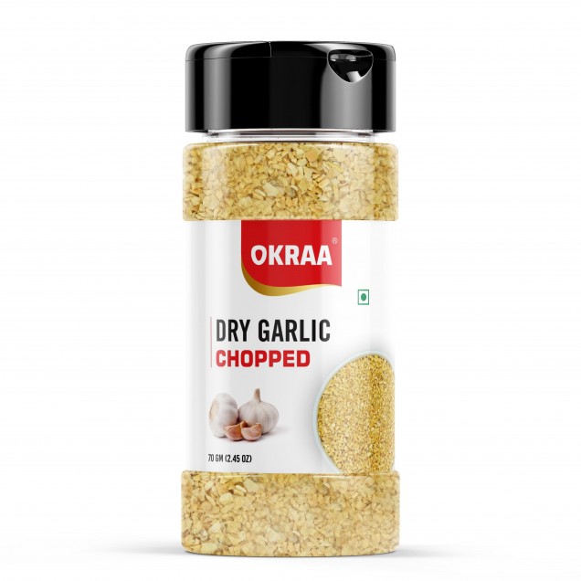 Garlic Chopped / Natural Dried Garlic - 100 GM