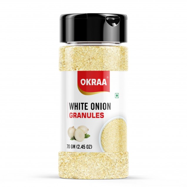 White Onion Granules / Dried White Onion - 70 GM